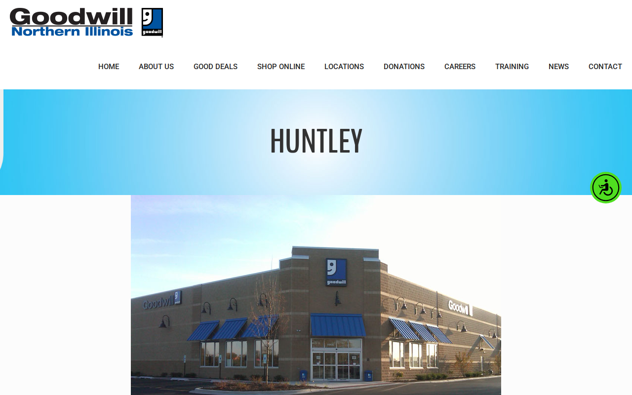 Goodwill website preview