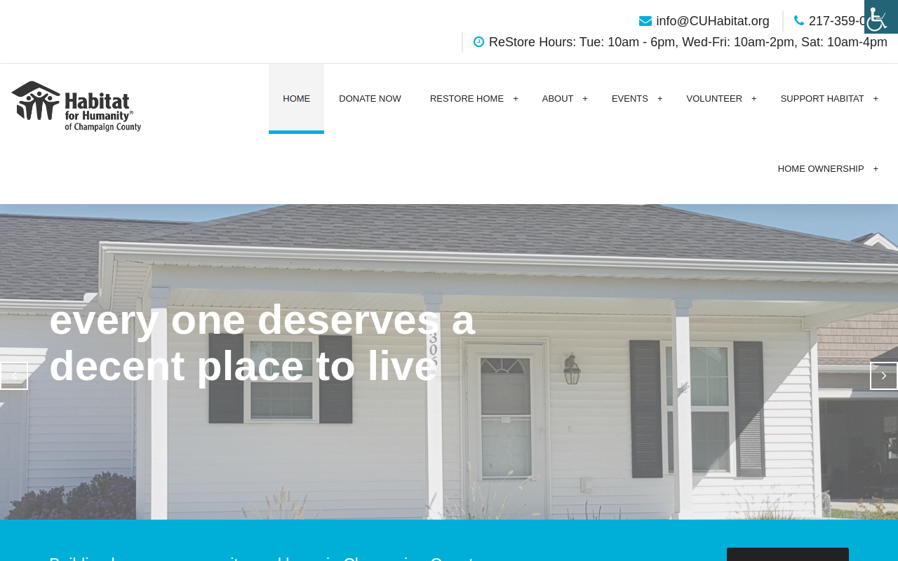 Habitat for Humanity ReStore website preview