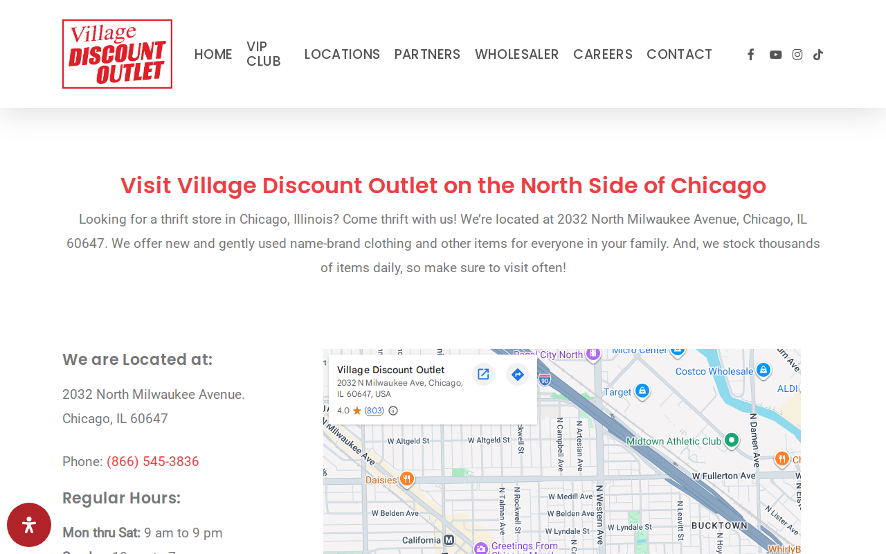 Village Discount Outlet website preview