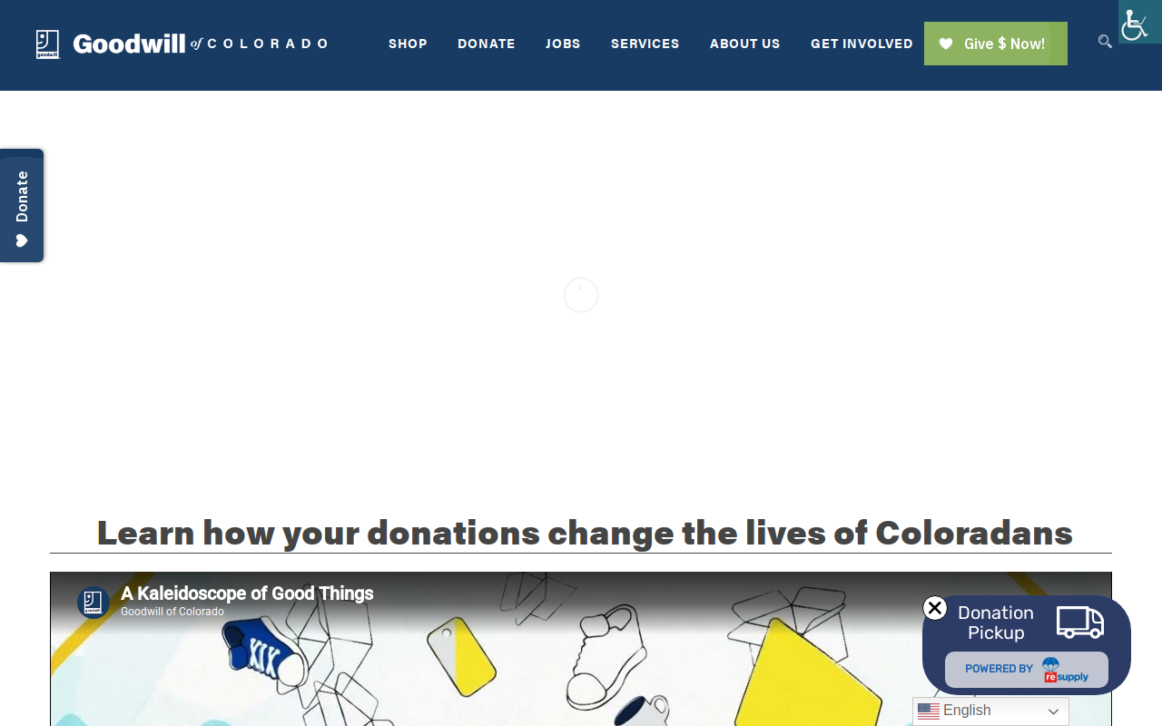 Goodwill website preview
