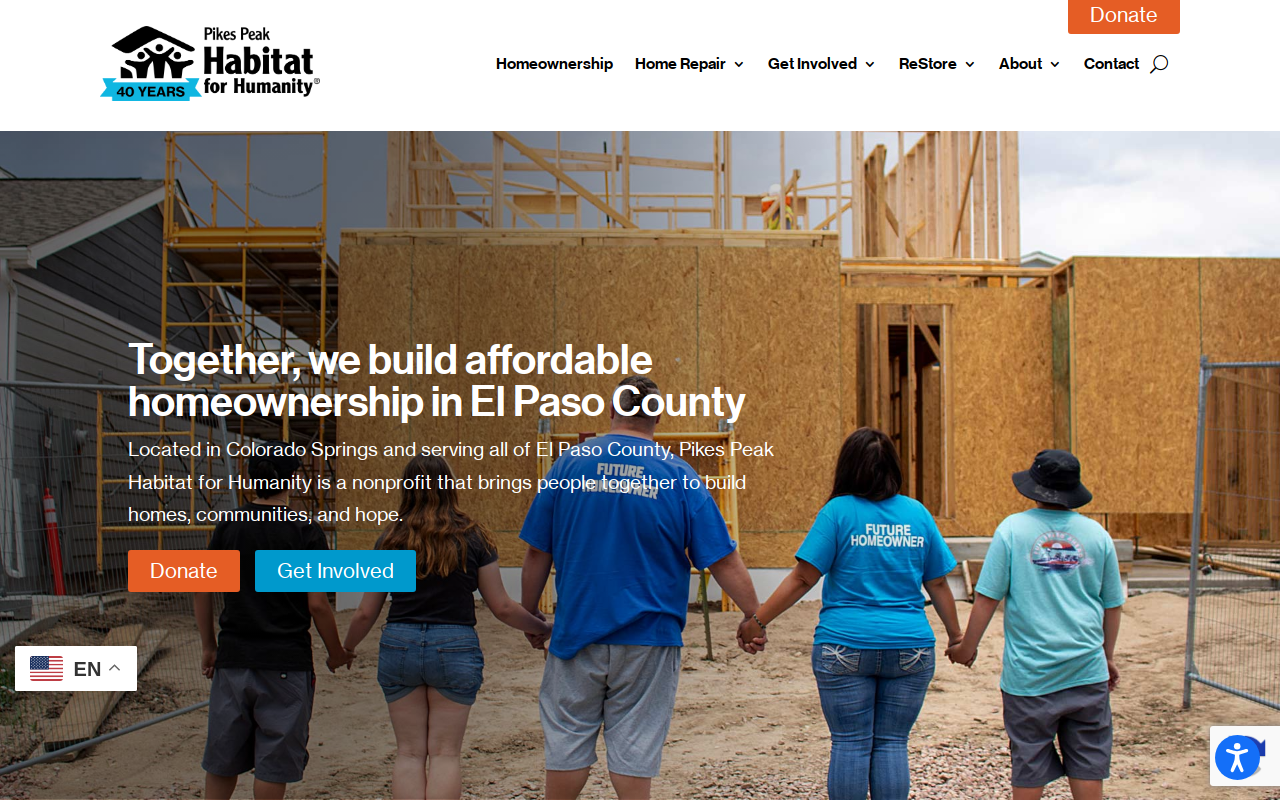 Habitat for Humanity ReStore website preview