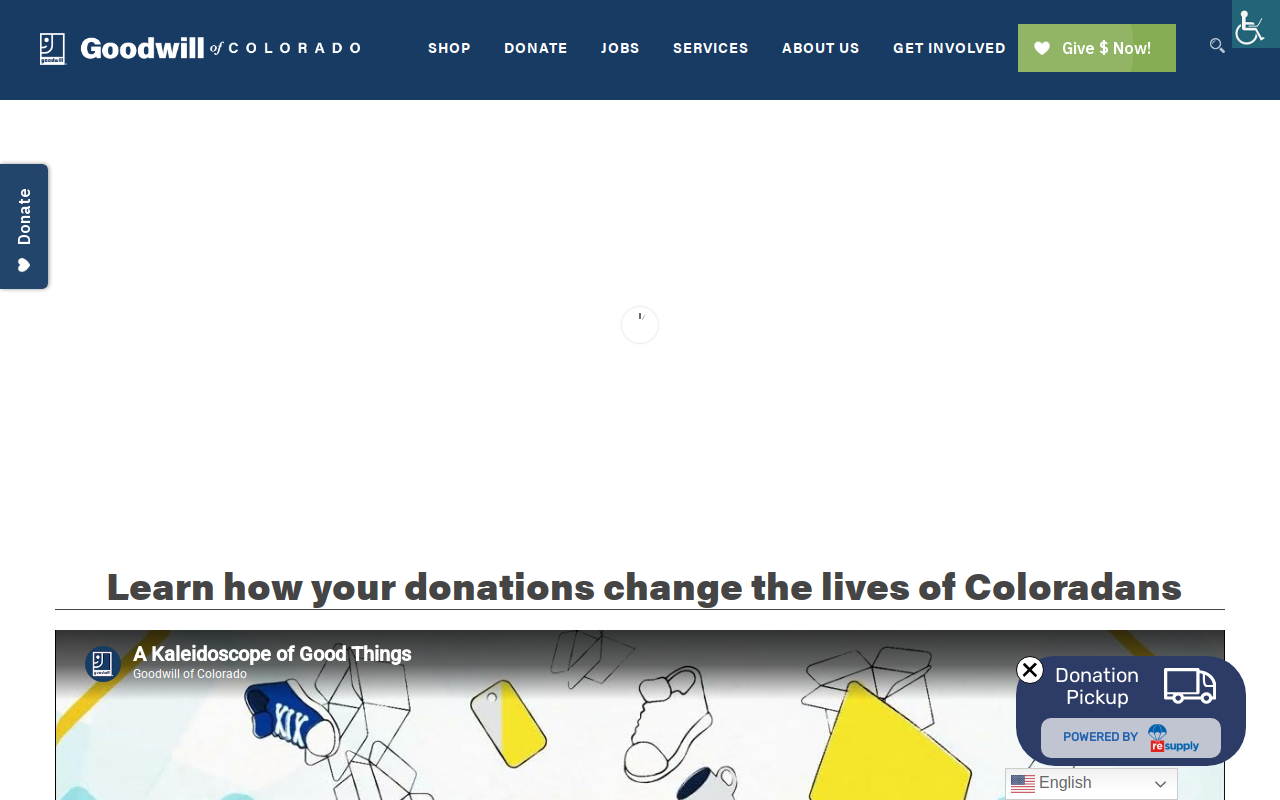 Goodwill website preview