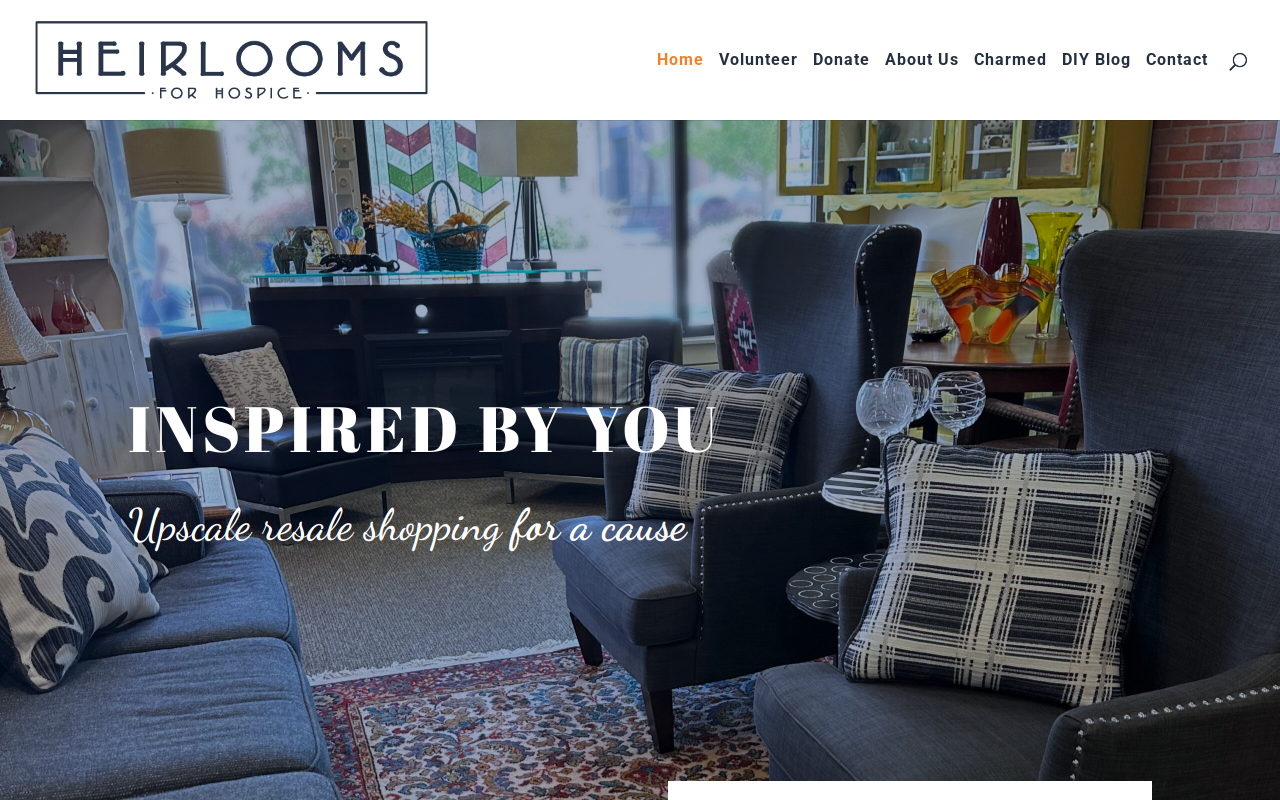 Heirlooms for Hospice website preview