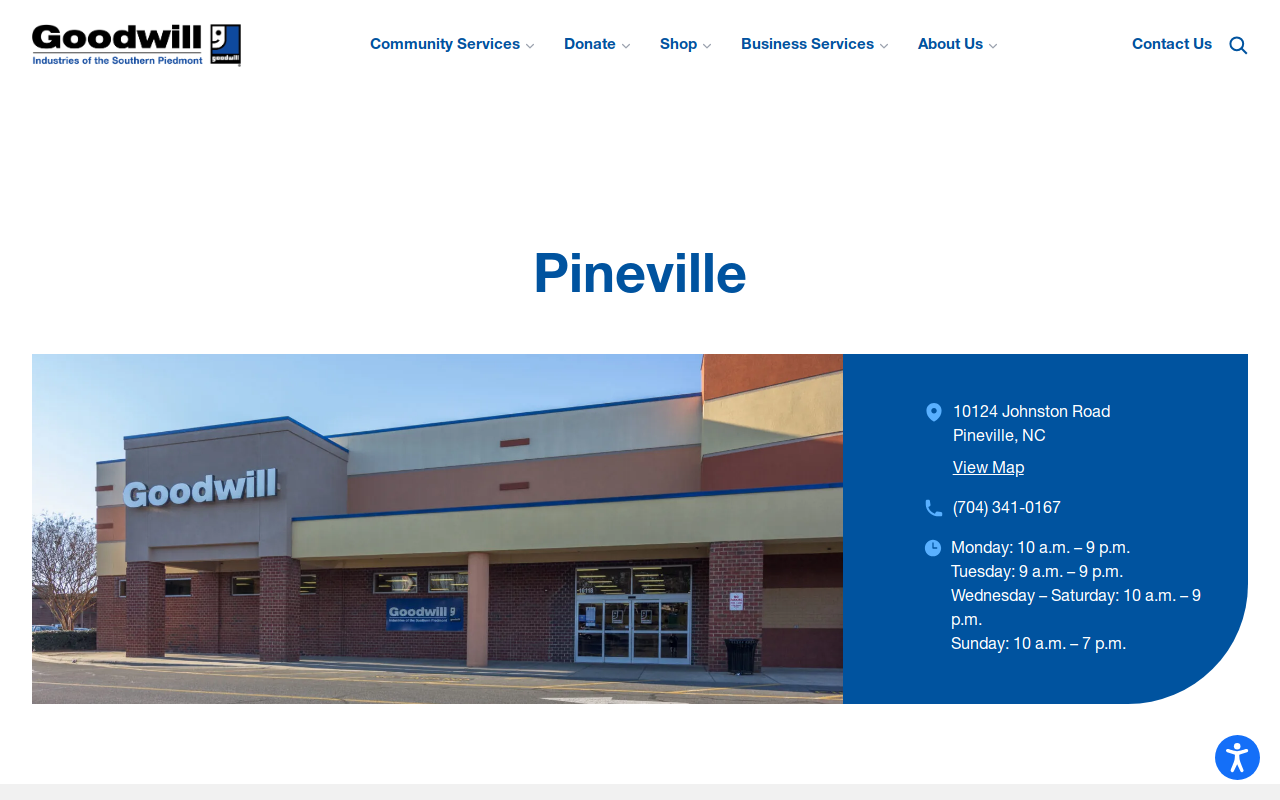 Goodwill website preview
