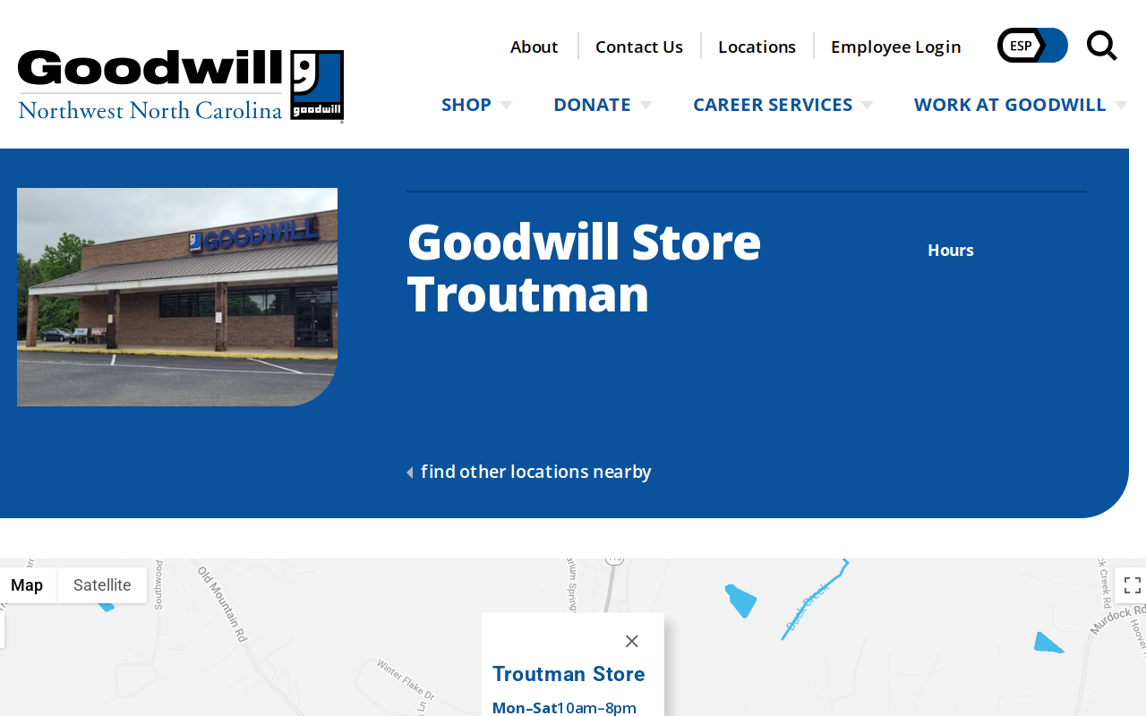 Goodwill website preview