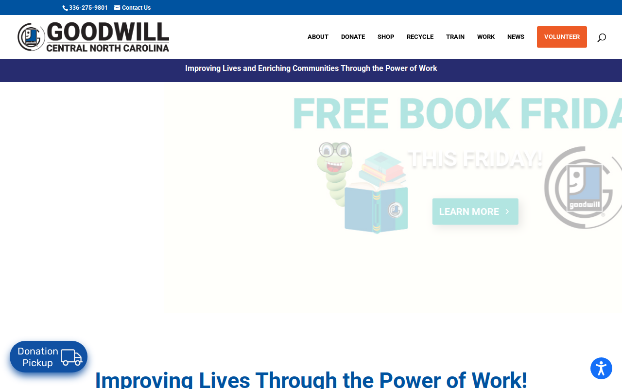 Goodwill website preview