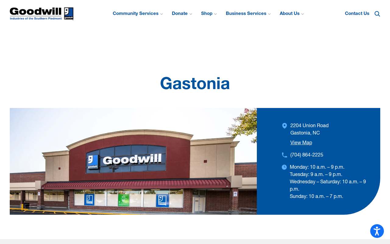 Goodwill website preview