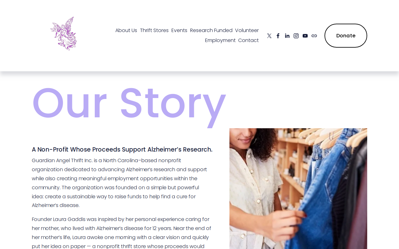 Guardian Angel Thrift website preview