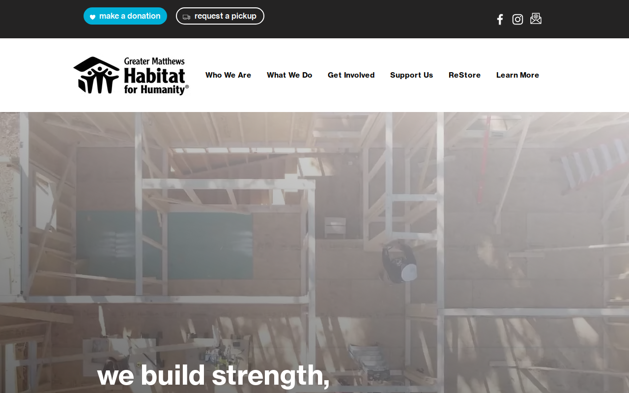 Habitat for Humanity ReStore website preview