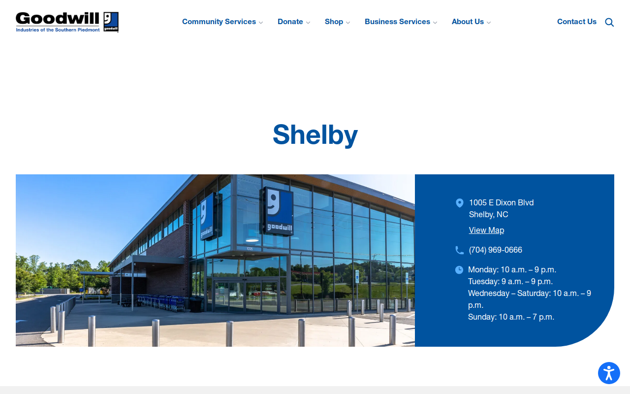 Goodwill website preview