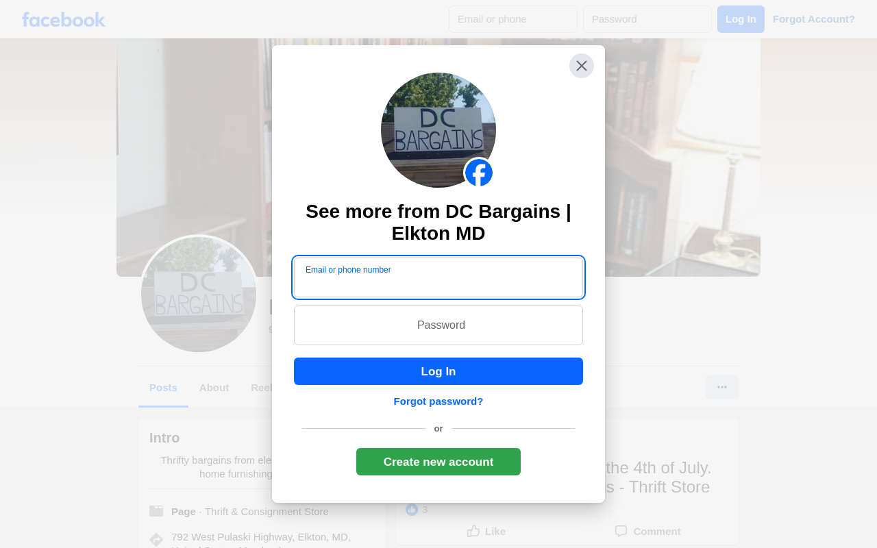 DC Bargains website preview