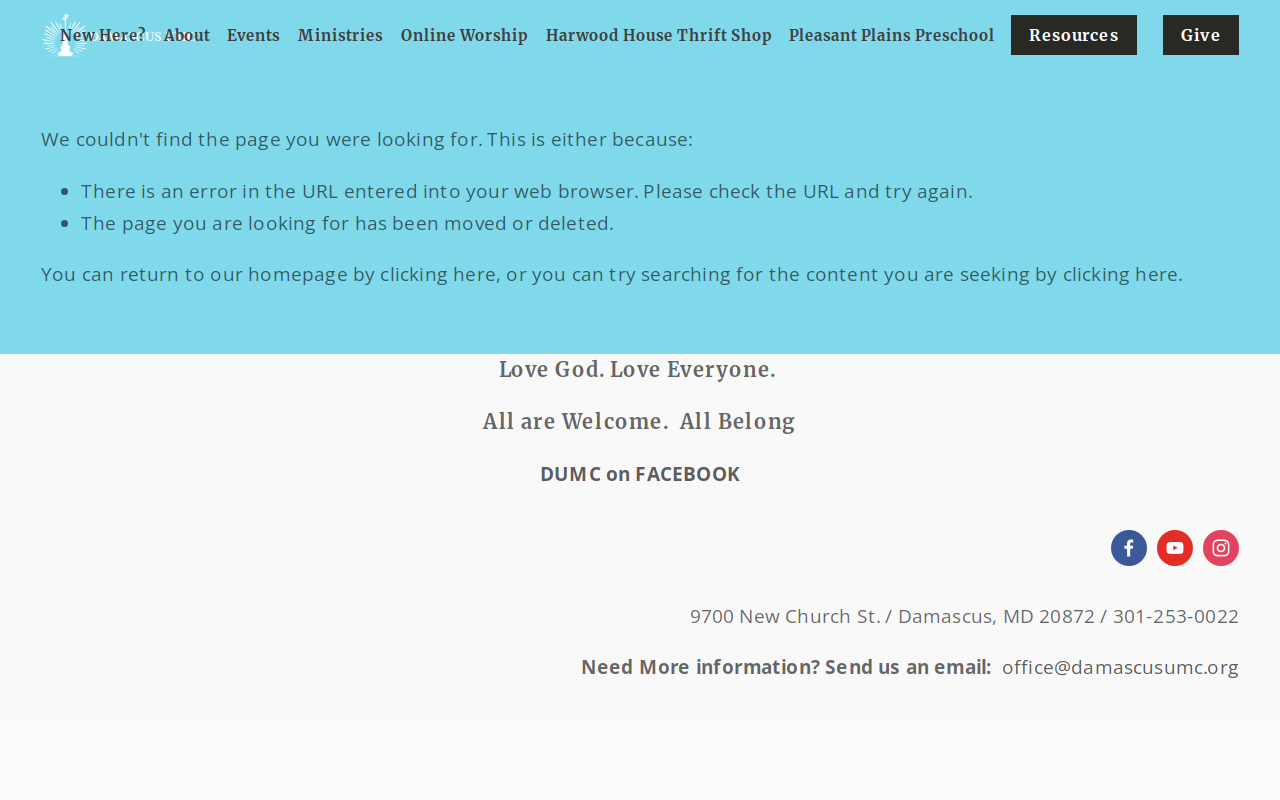 Harwood house Thrift shop website preview