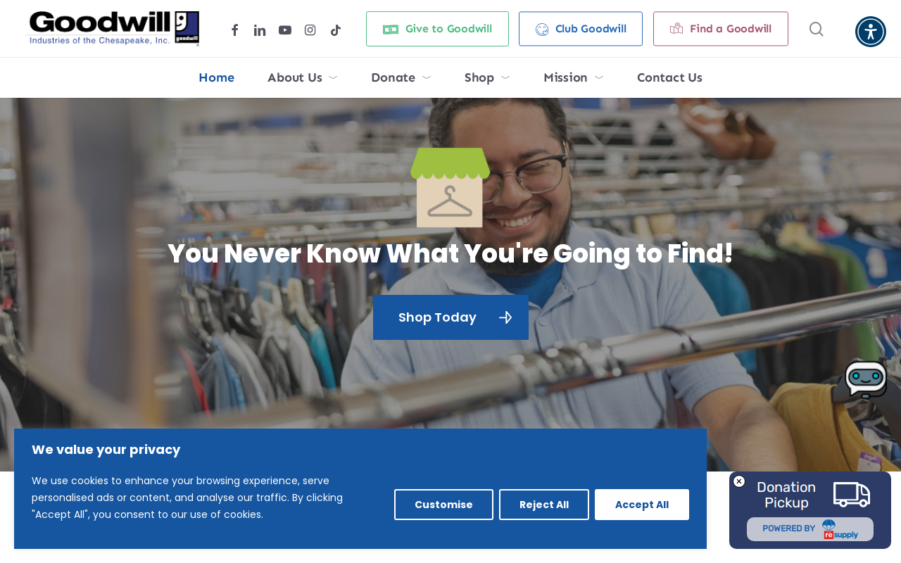 Goodwill website preview