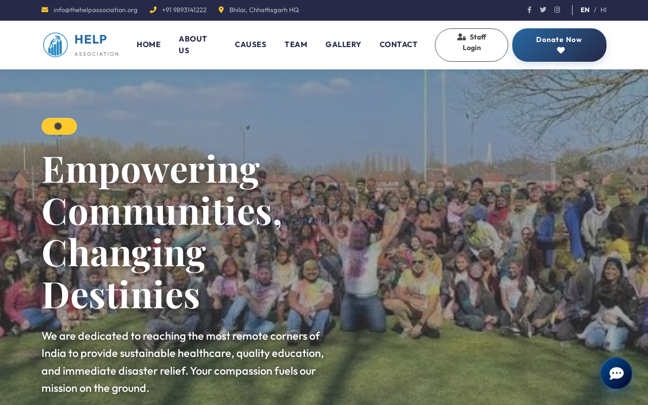 The Help Association Thrift Store website preview