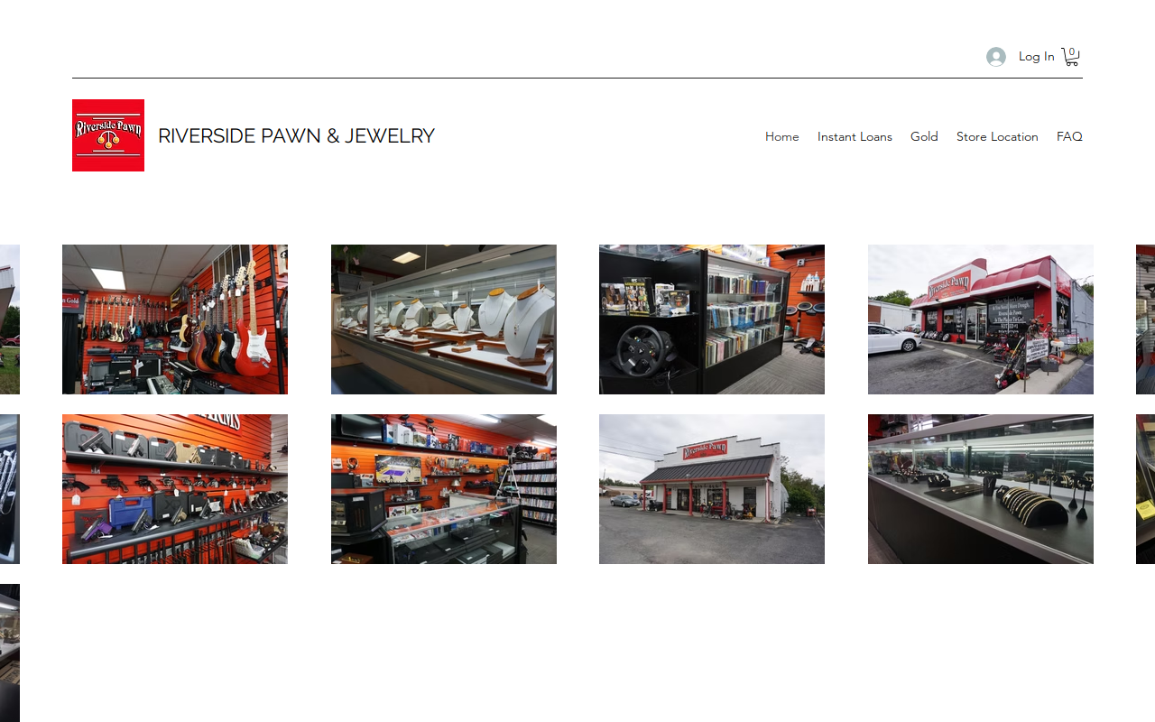 Riverside Pawn website preview