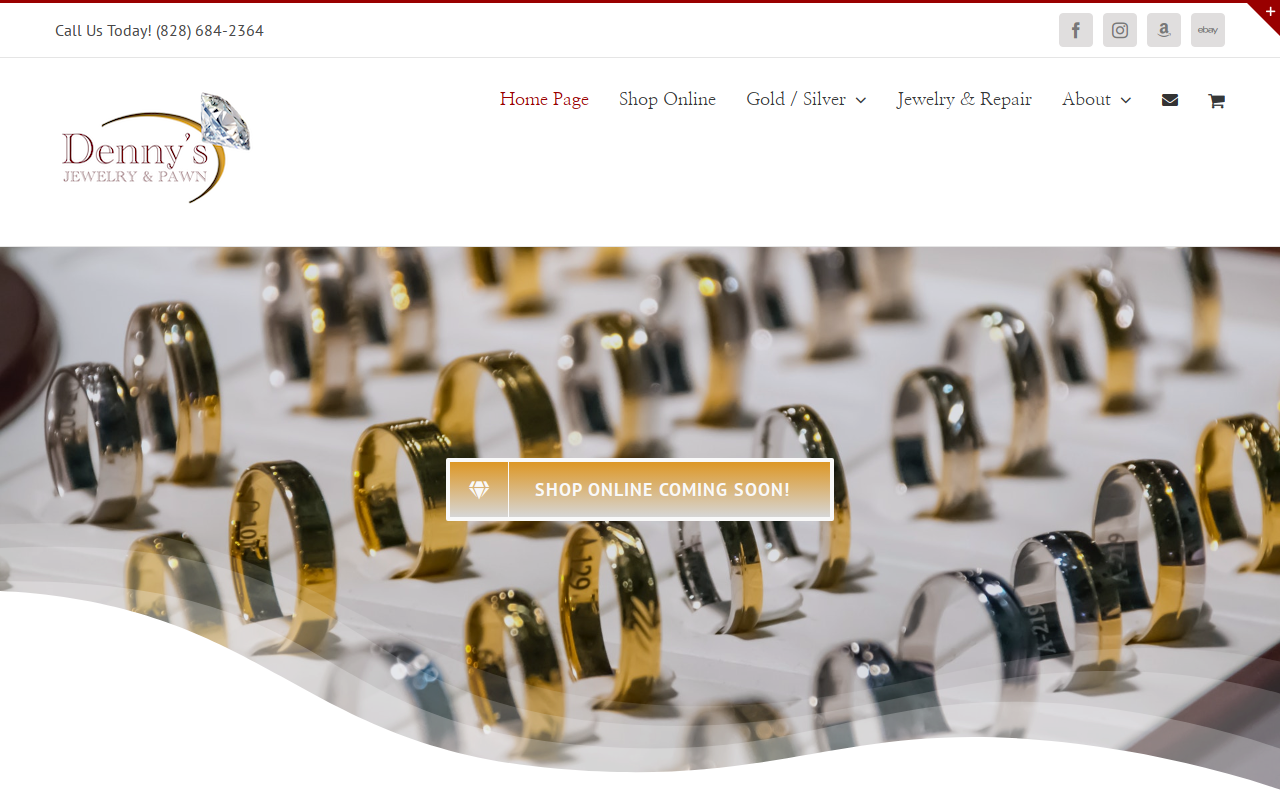 Denny's Jewelry and Pawn website preview