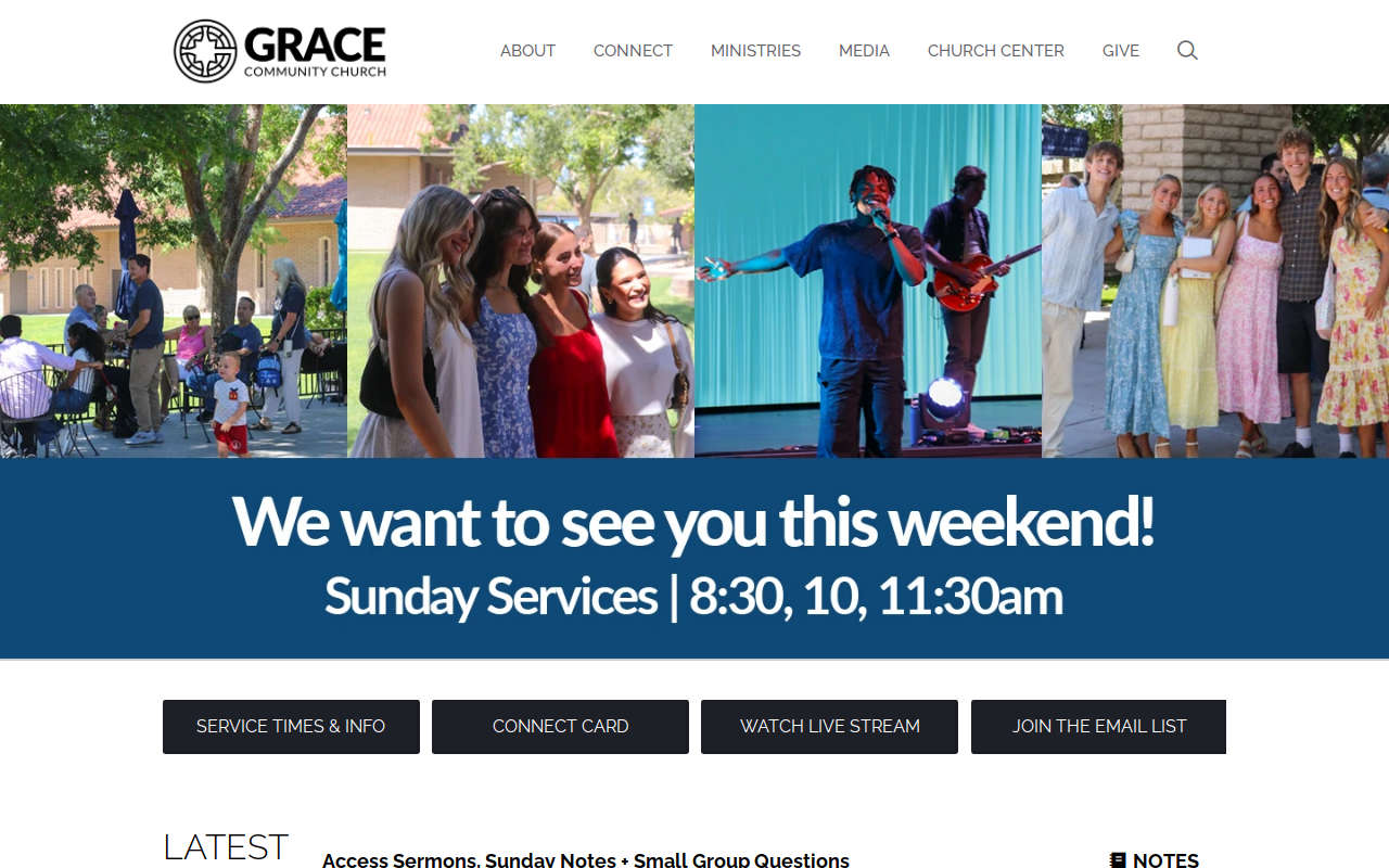 Gracie’s Thrift Store website preview