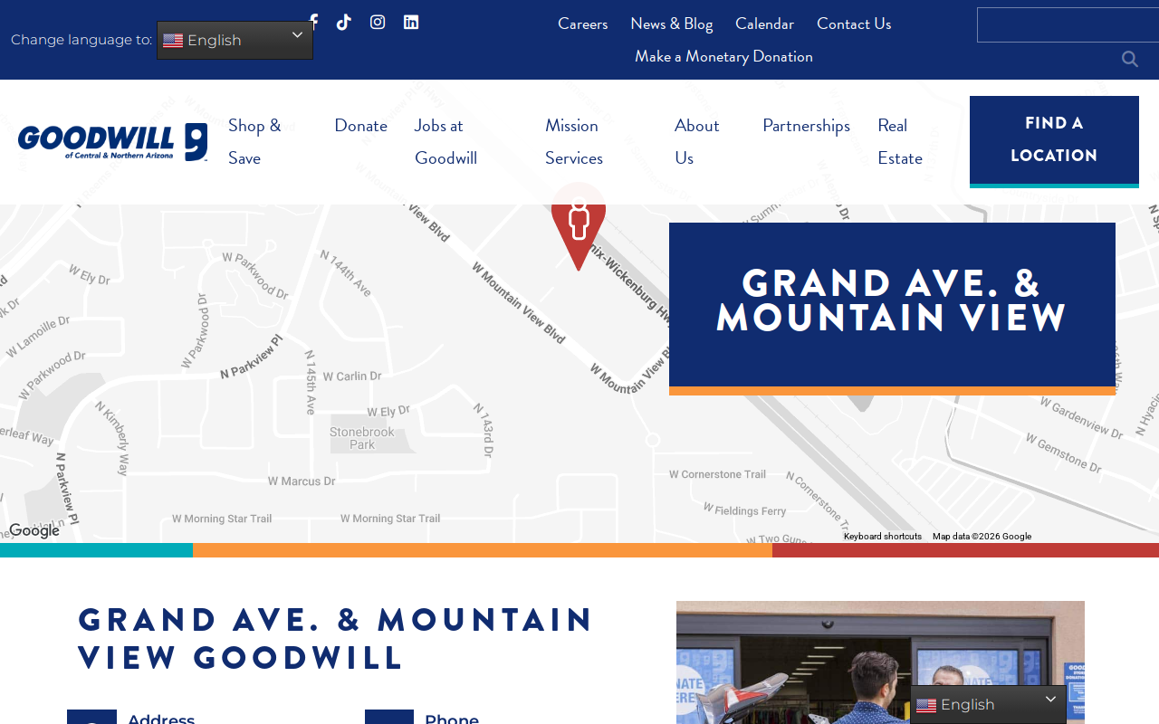 Goodwill website preview
