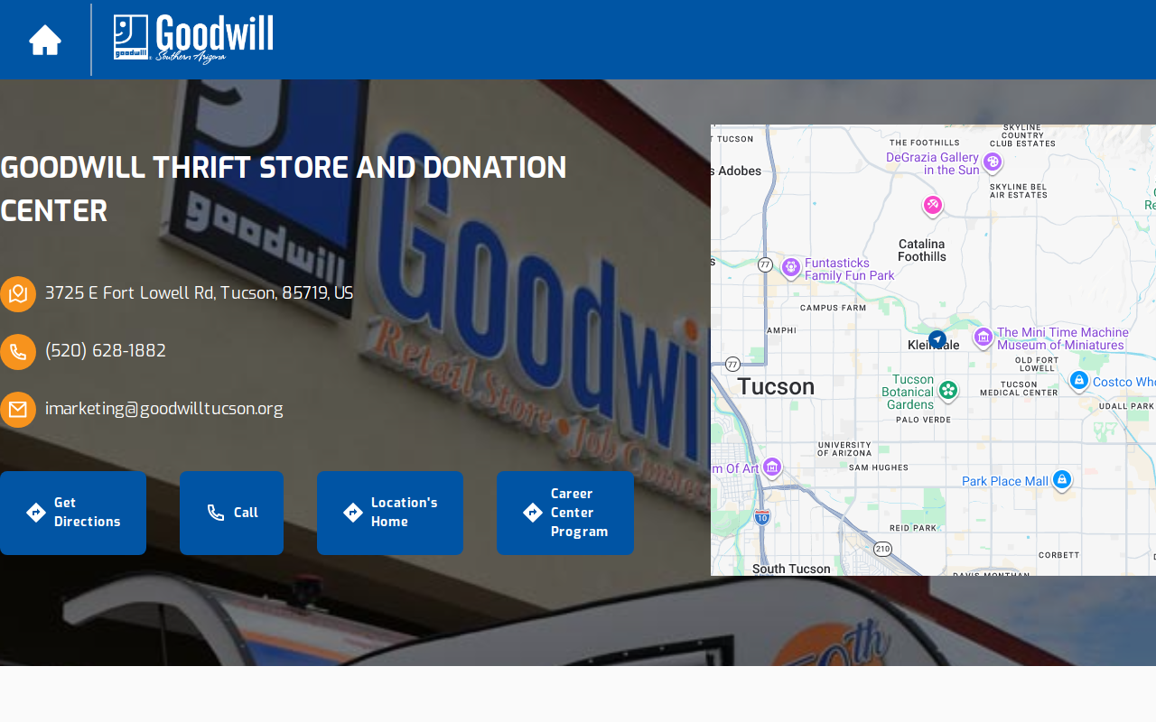 Goodwill website preview
