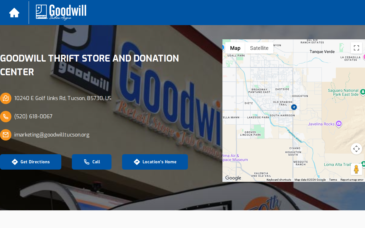 Goodwill website preview