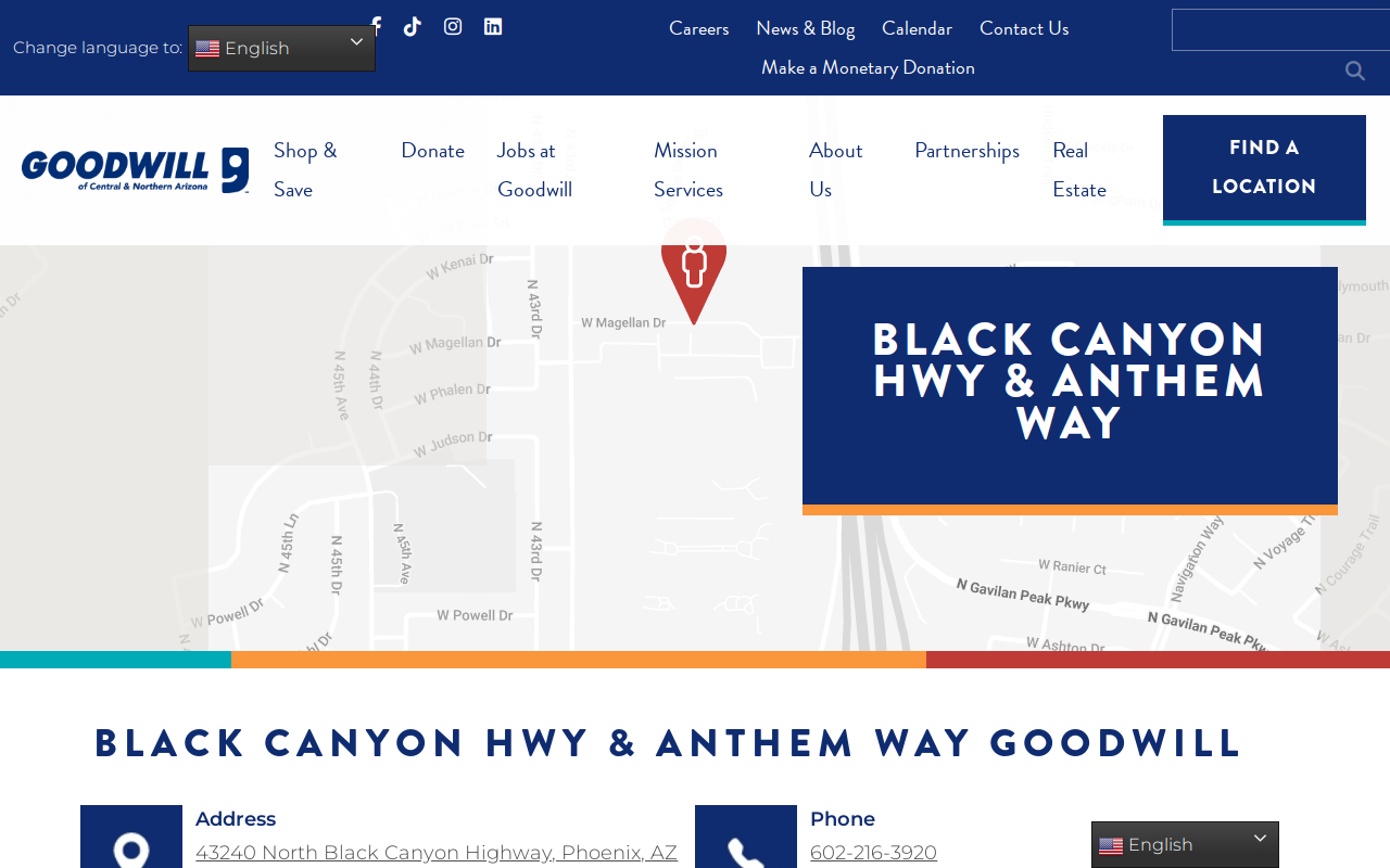 Goodwill website preview
