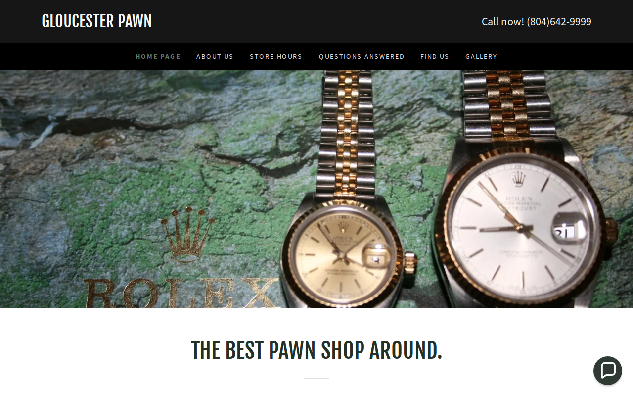 Gloucester Pawn website preview