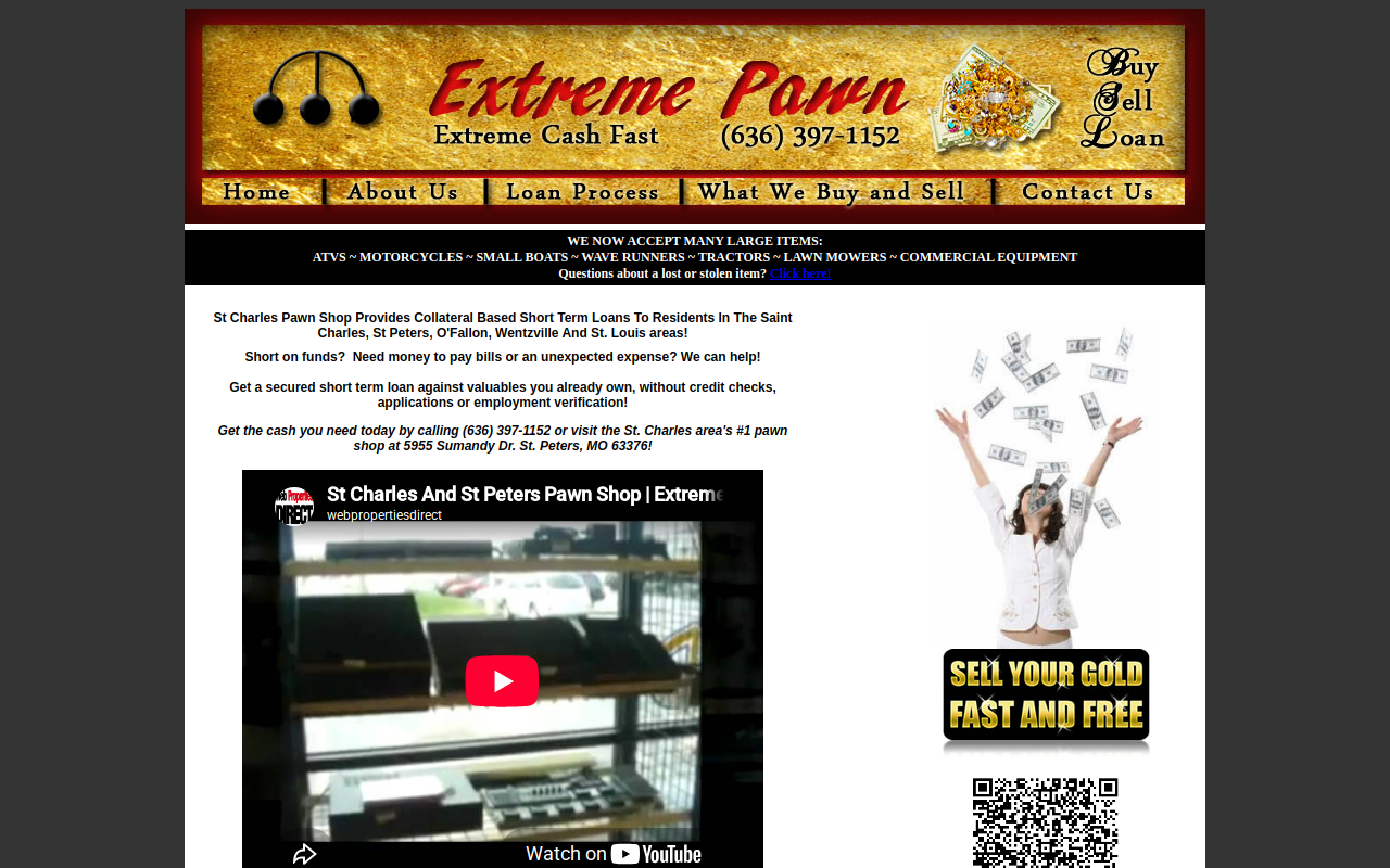 Extreme Pawn website preview