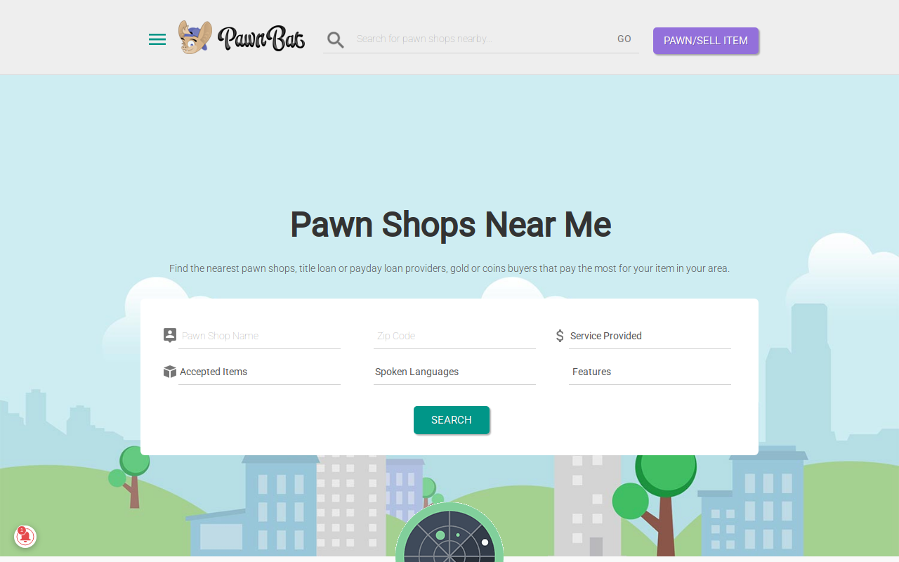 Fall Line Pawn website preview