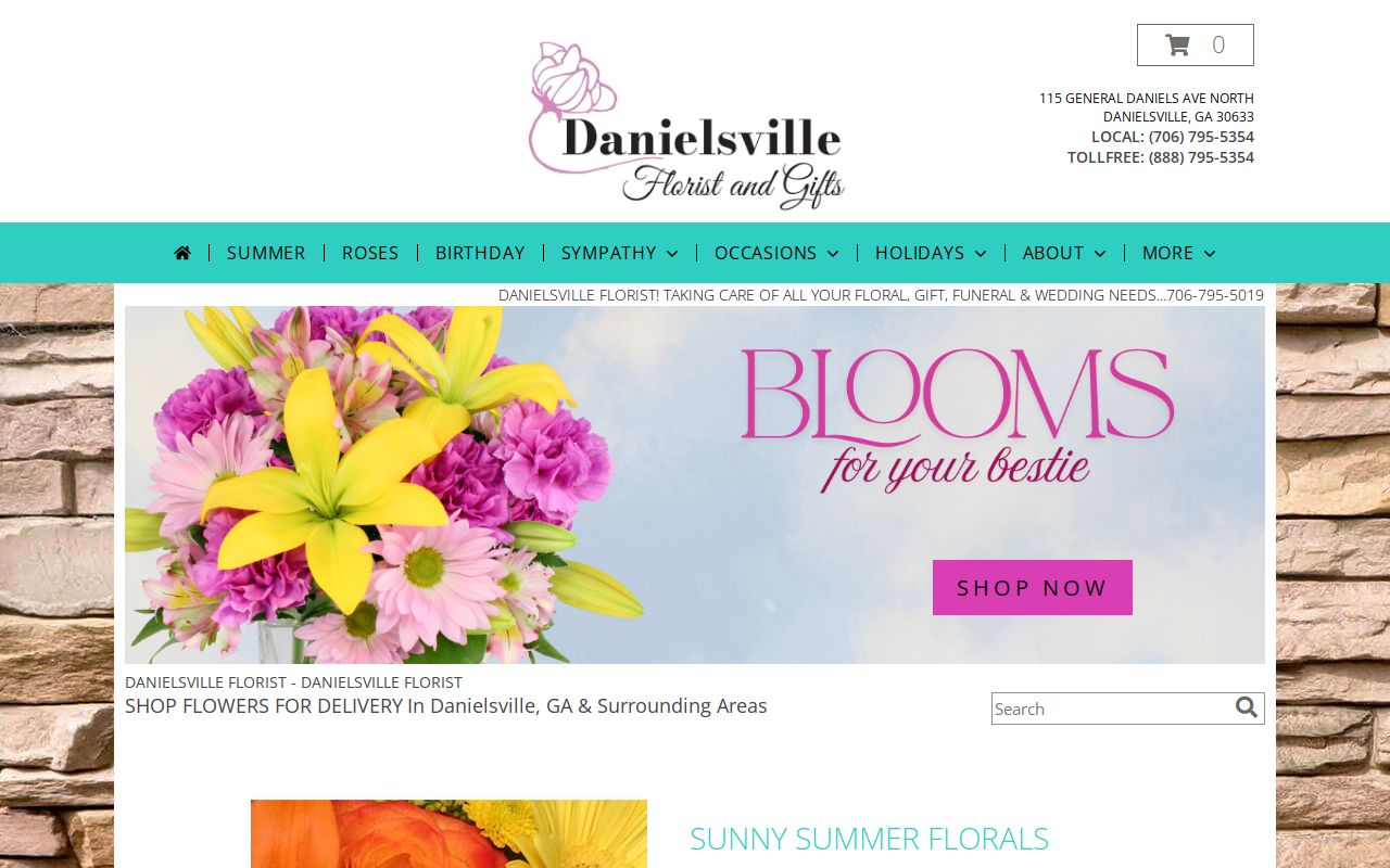 Danielsville Pawn Shop website preview