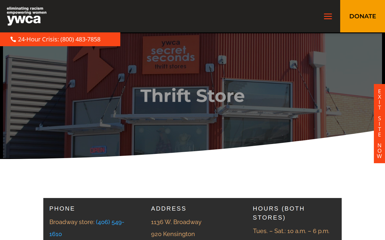 Secret Seconds website preview