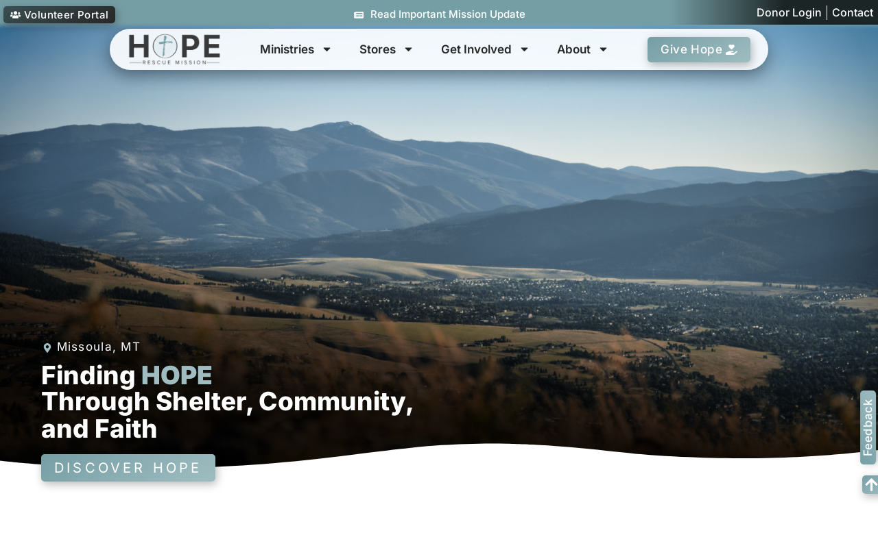 Hope Thrift Boutique website preview