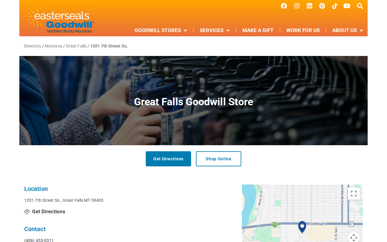 Goodwill website preview