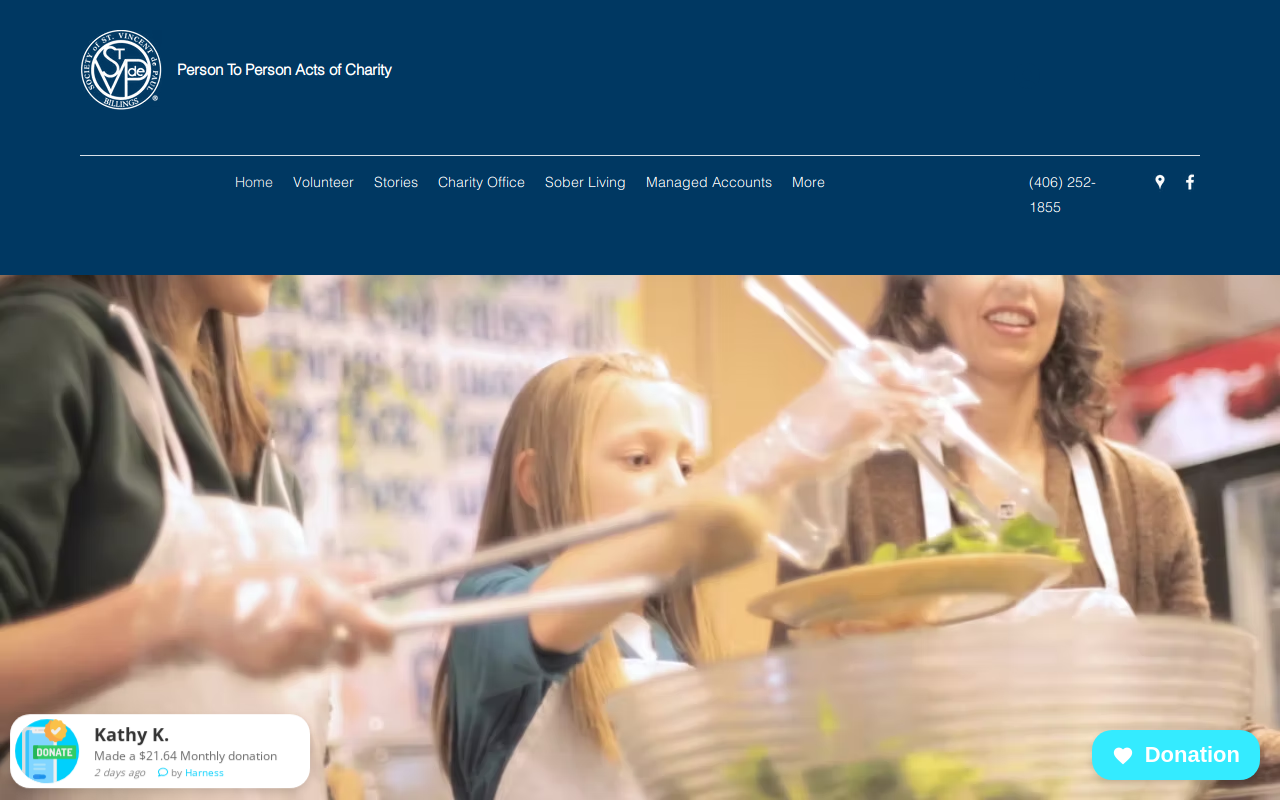 Saint Vincent de Paul Thrift Store website preview