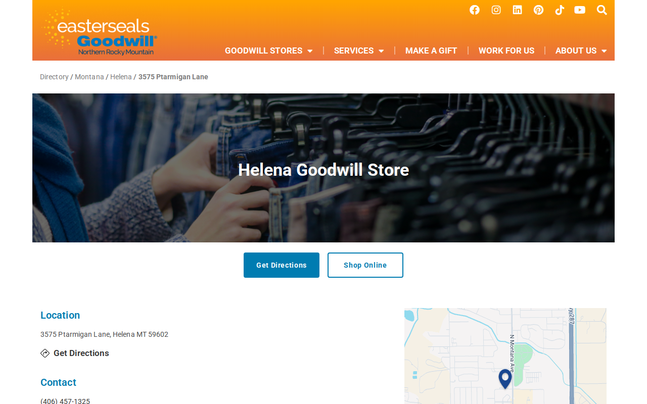 Goodwill Store website preview