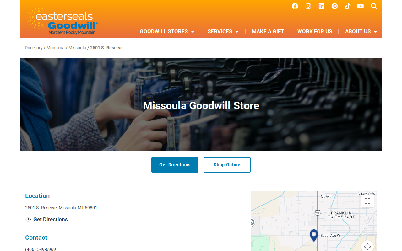 Goodwill website preview