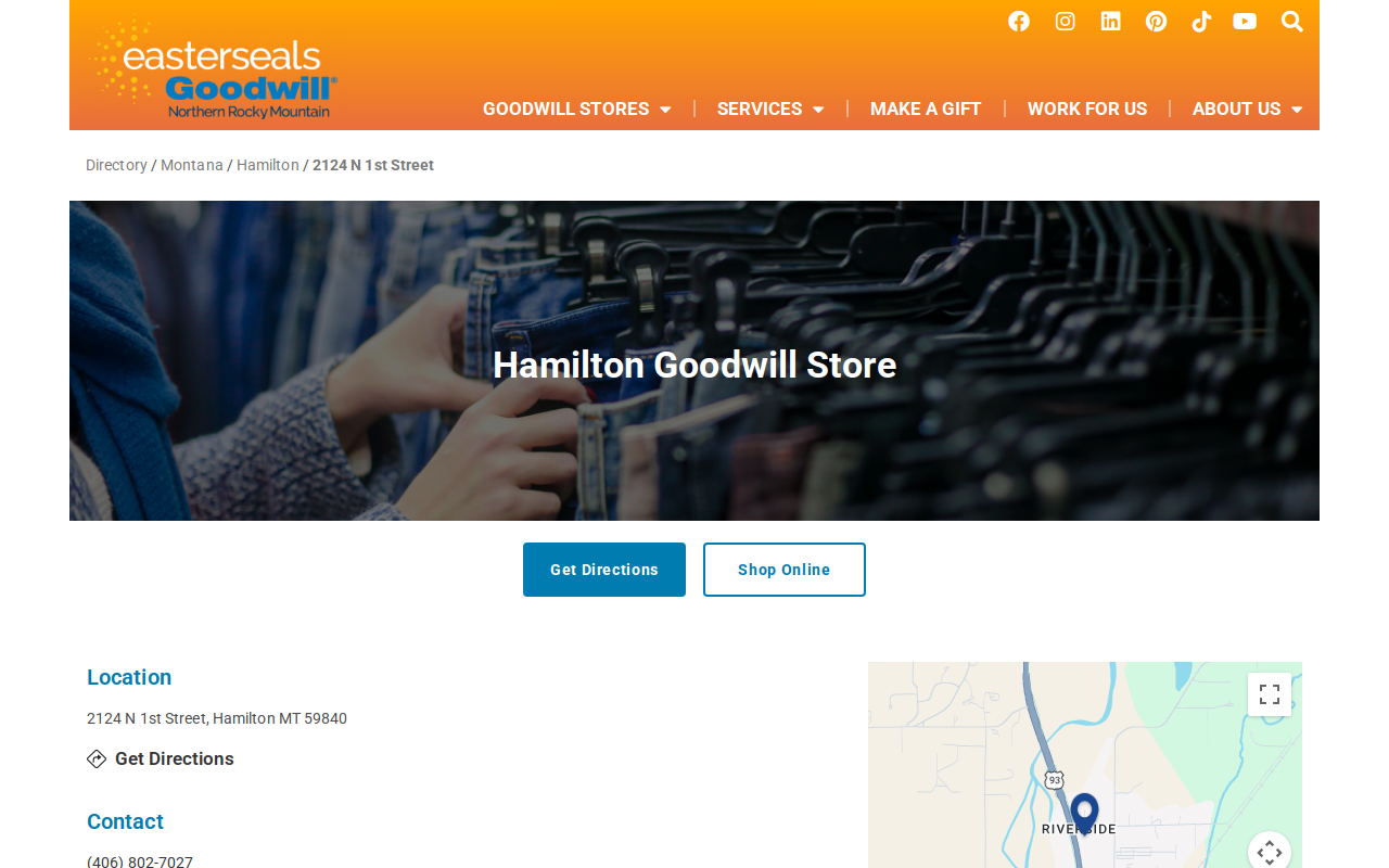 Goodwill website preview