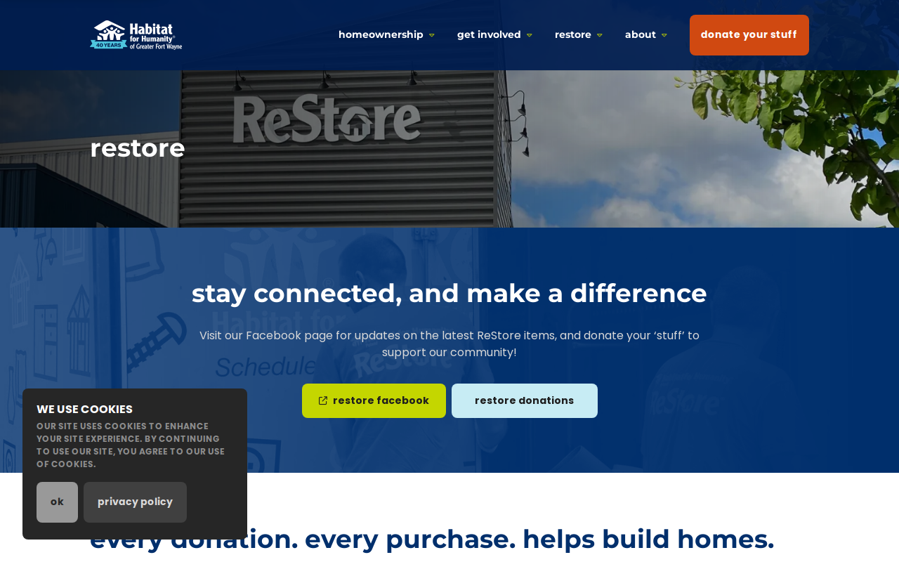Habitat for Humanity ReStore website preview
