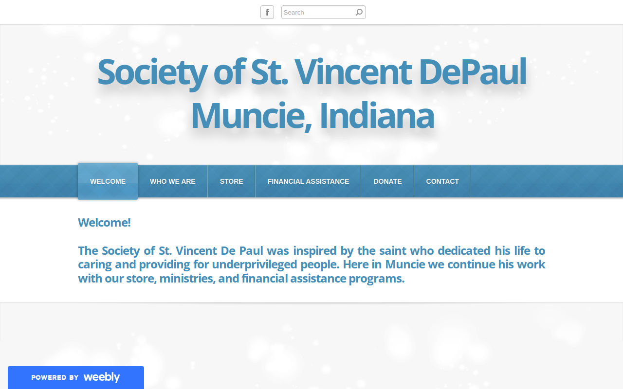 Saint Vincent de Paul Thrift Store website preview