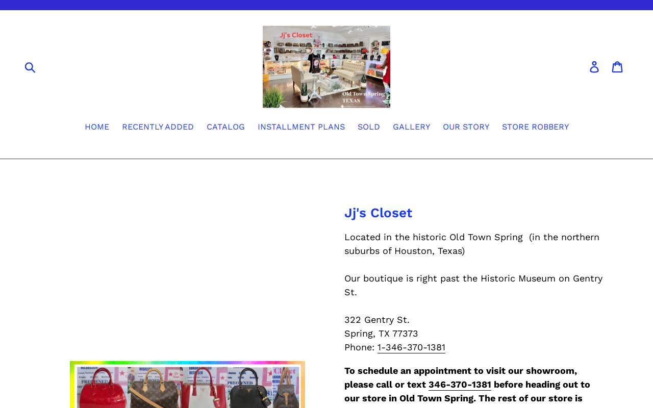 JJ's Closet website preview