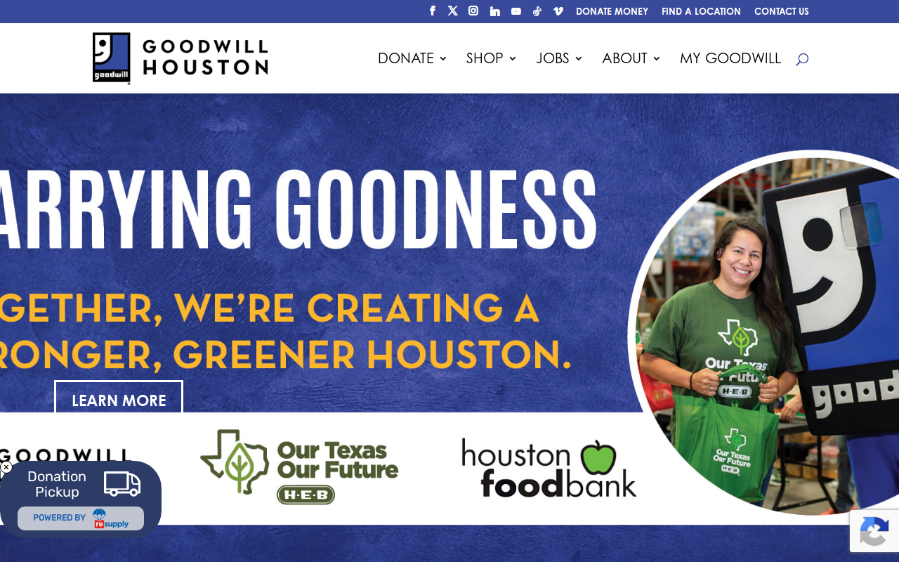 Goodwill website preview