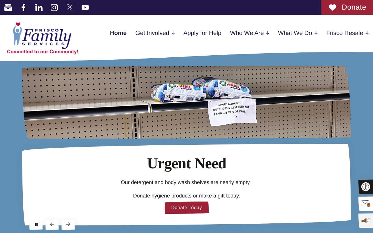Frisco Resale website preview