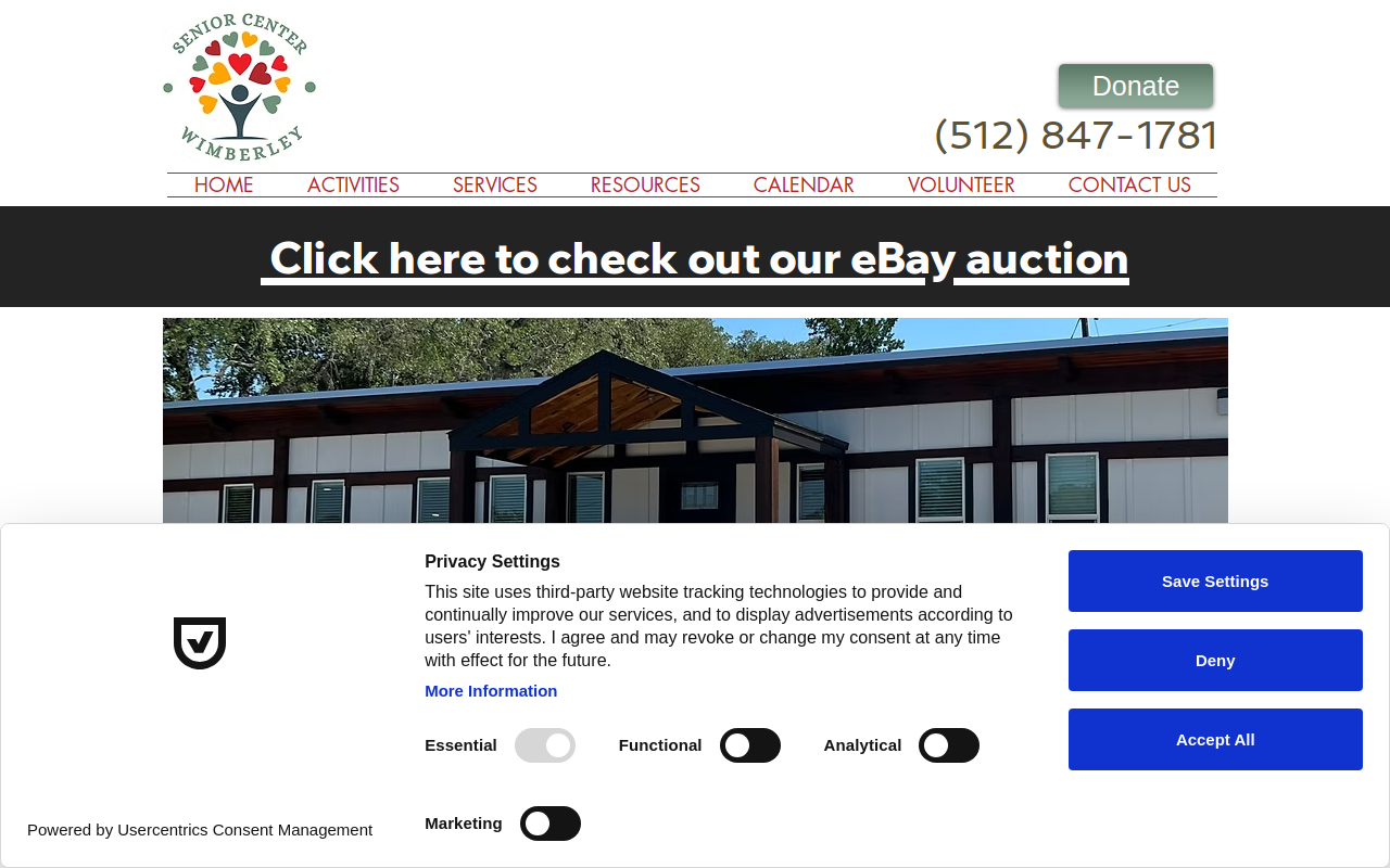 Wimberley Thrift Shop website preview