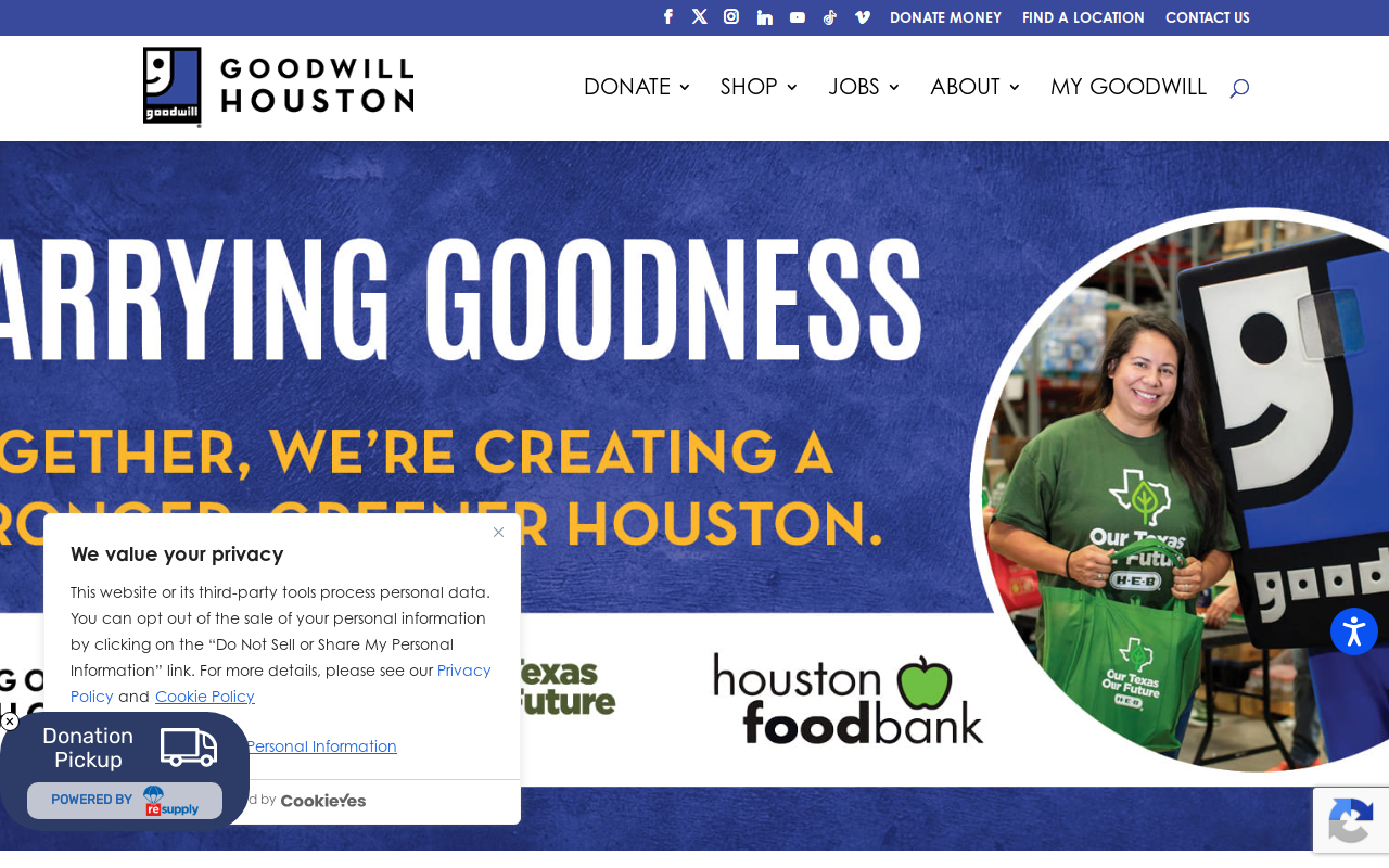 Goodwill website preview