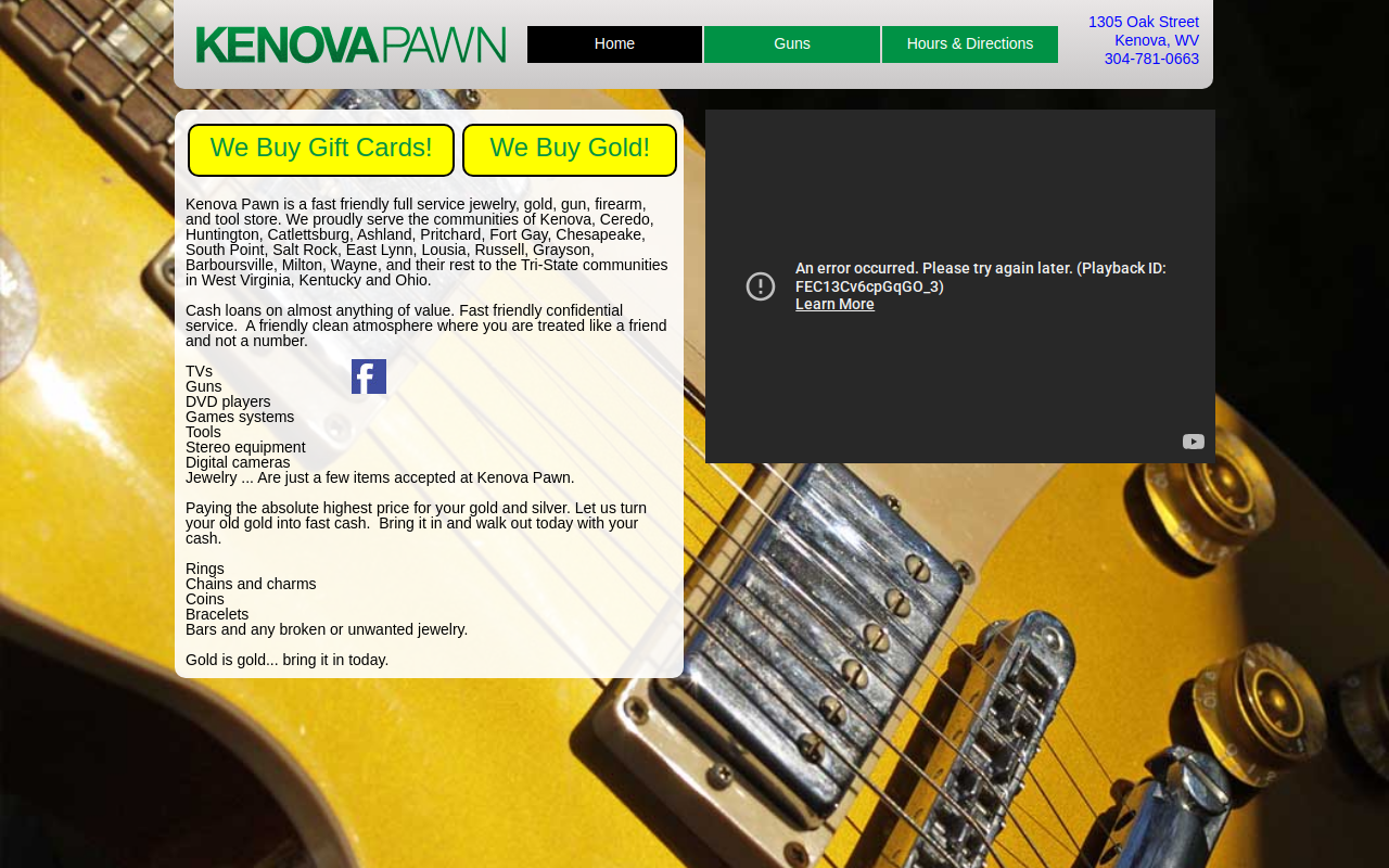 Kenova Pawn website preview