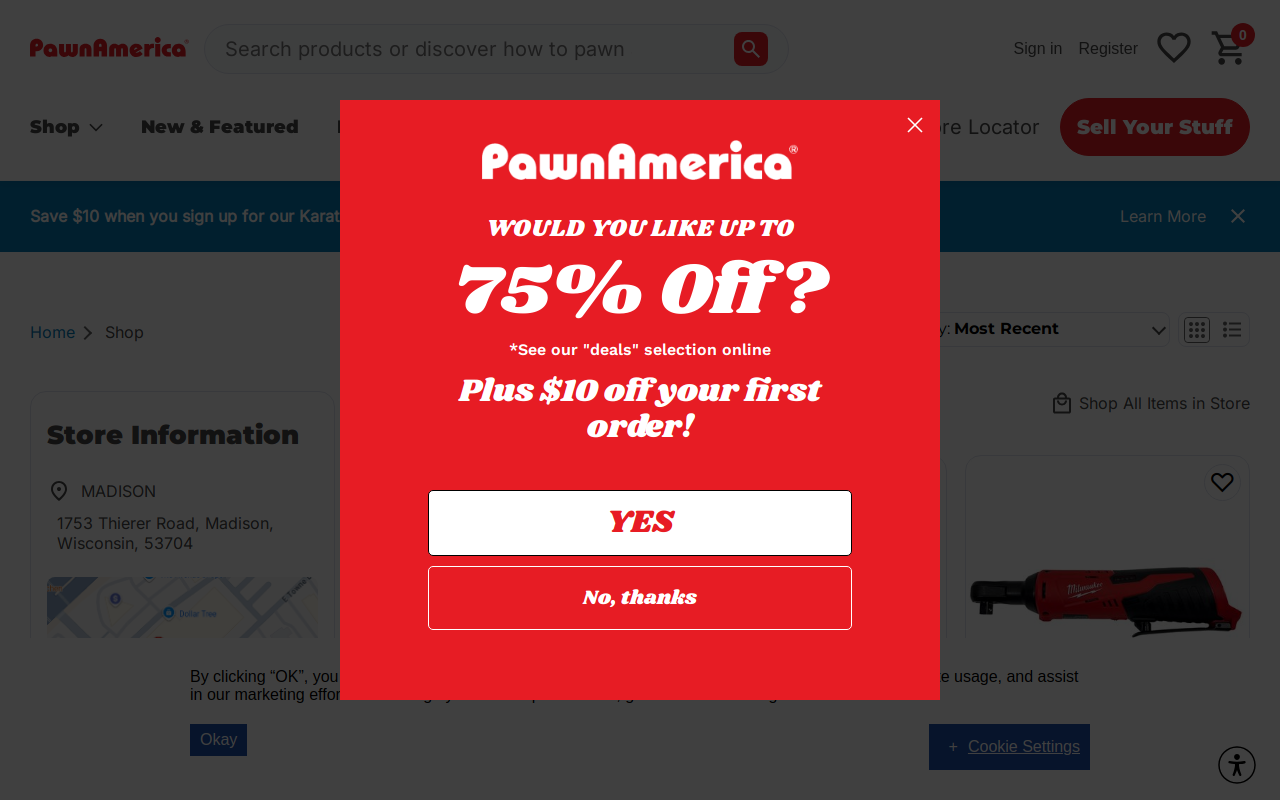 PawnAmerica website preview