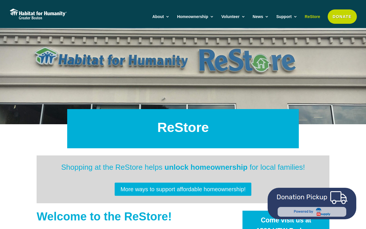 Habitat for Humanity ReStore website preview