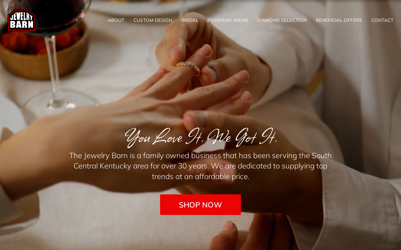 Jewelry Barn website preview