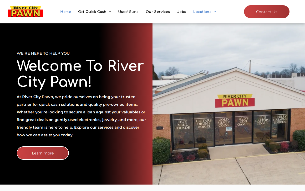 River City Pawn website preview