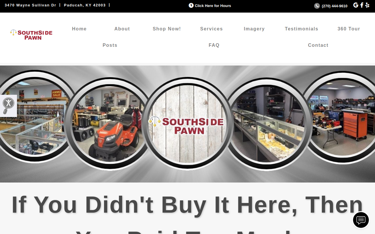 Southside Pawk website preview