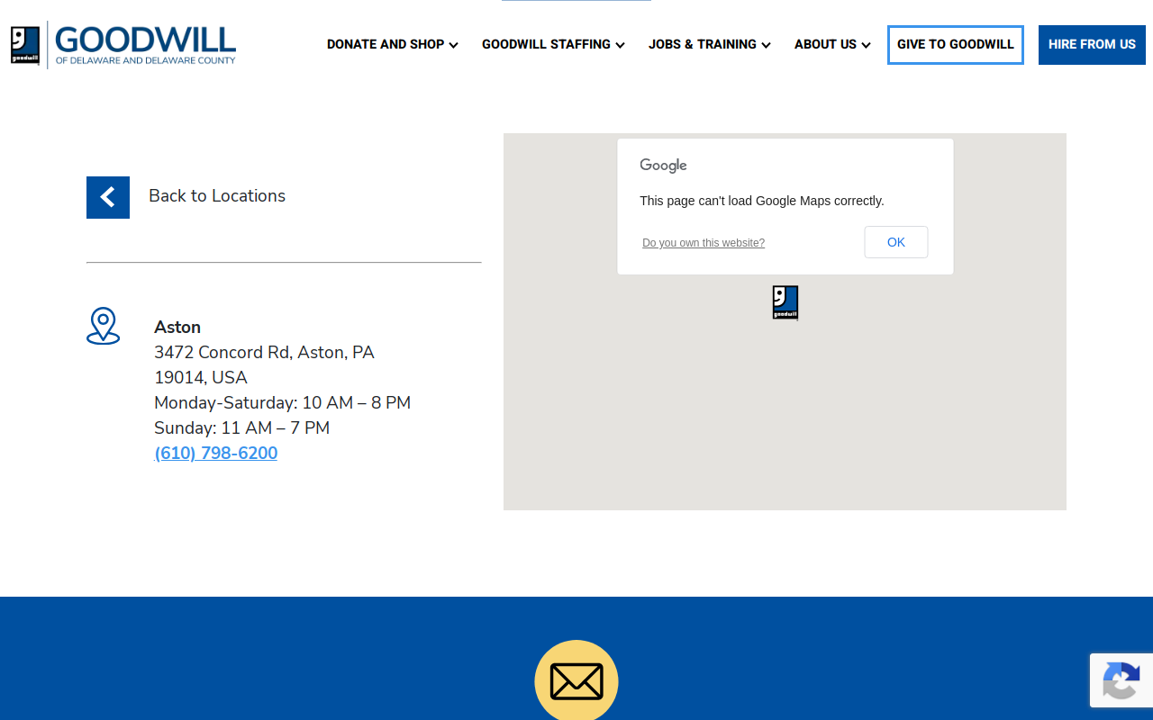 Goodwill website preview